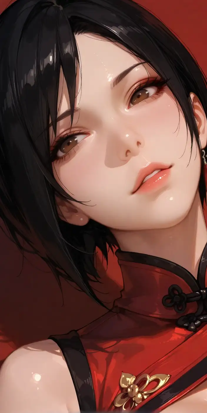 Ada in china dress