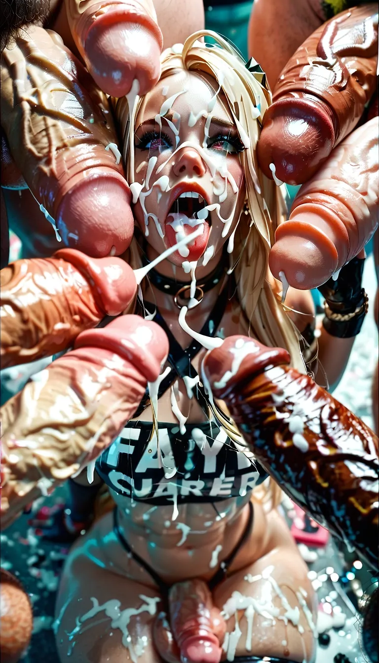 Femboy bukkake
