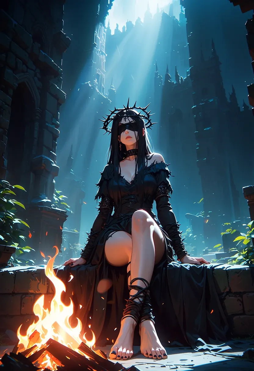 AI art "Souls Inspired images" with user description "Huge Dark Souls fan, so wanted to make some inspired material, hope you all enjoy 😁"