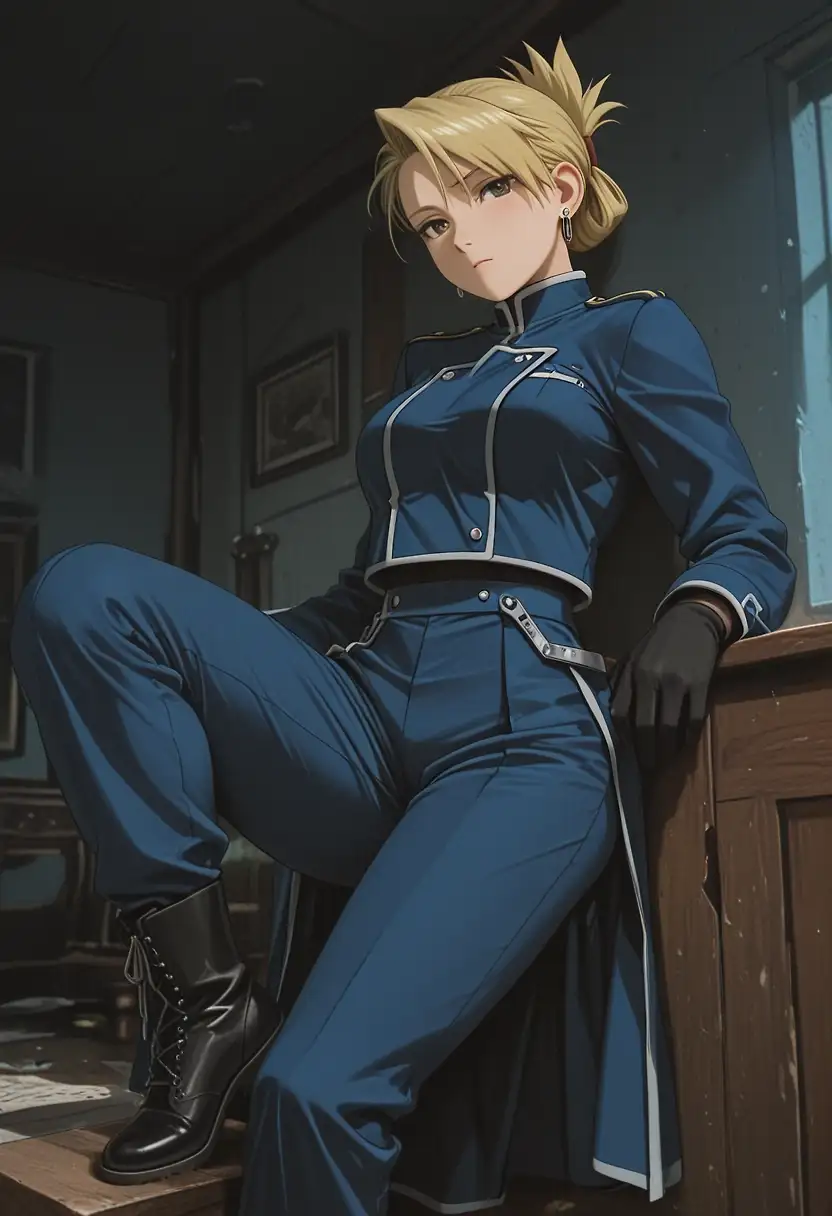 AI art 'Riza Hawkeye'