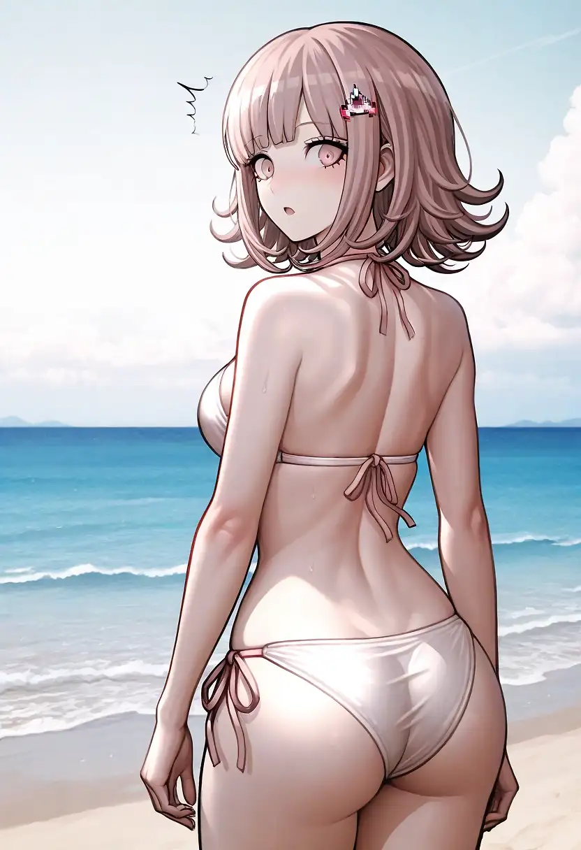 AI art "Chiaki Nanami: New Game+"