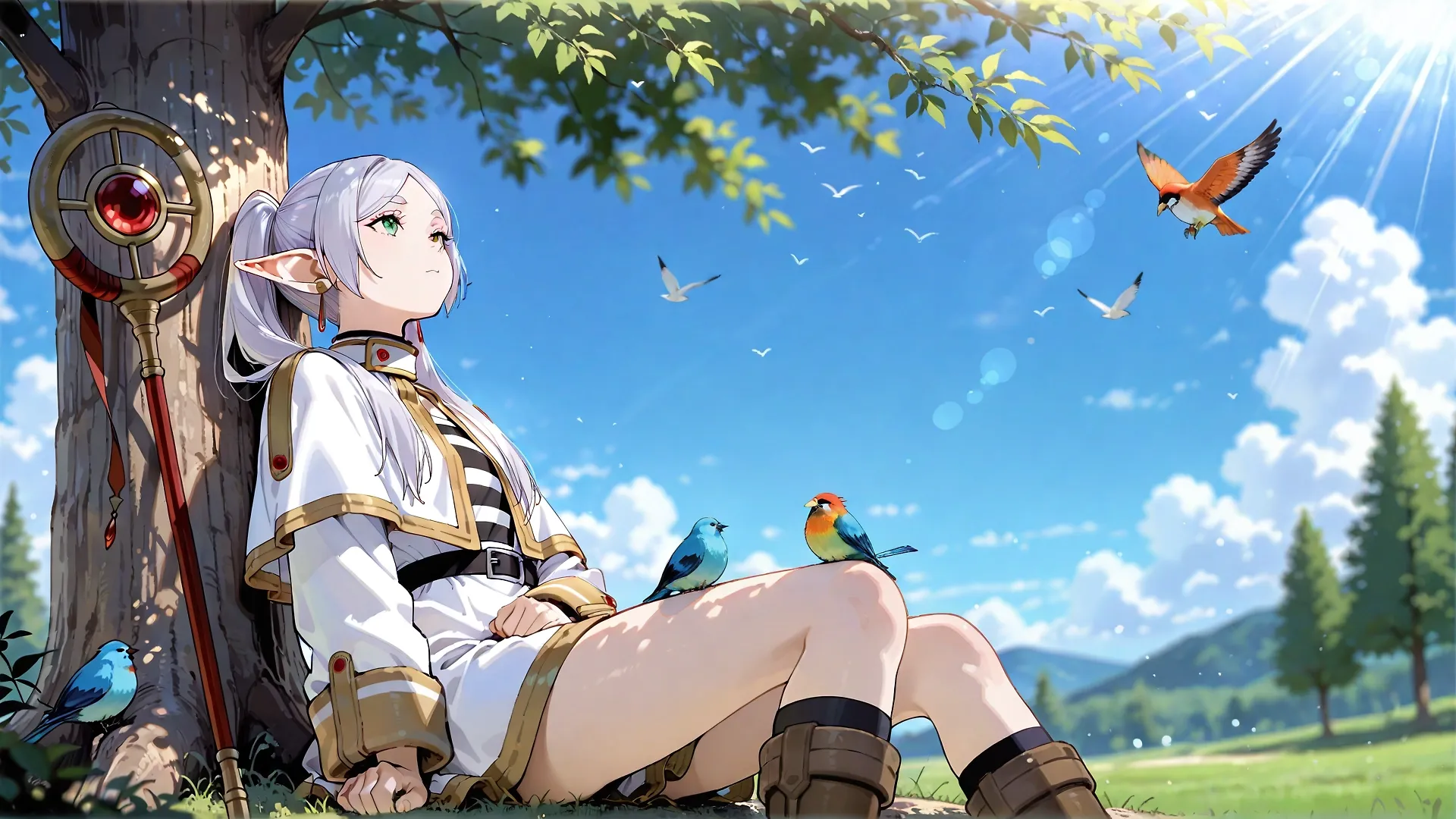 AI art "Some wallpaper if you want."