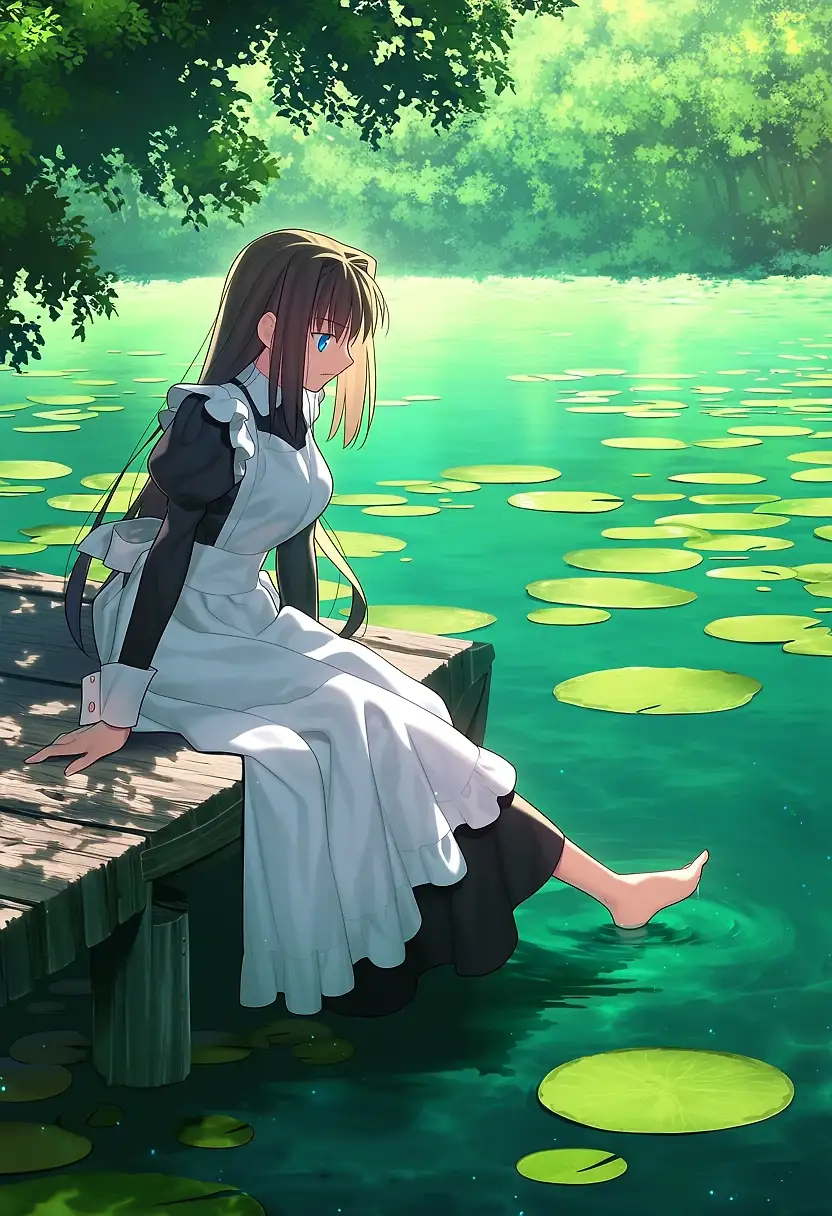 AI art 'Aozaki Aoko'