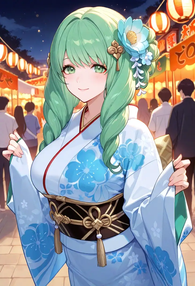 AI art 'Flayn kimono'
