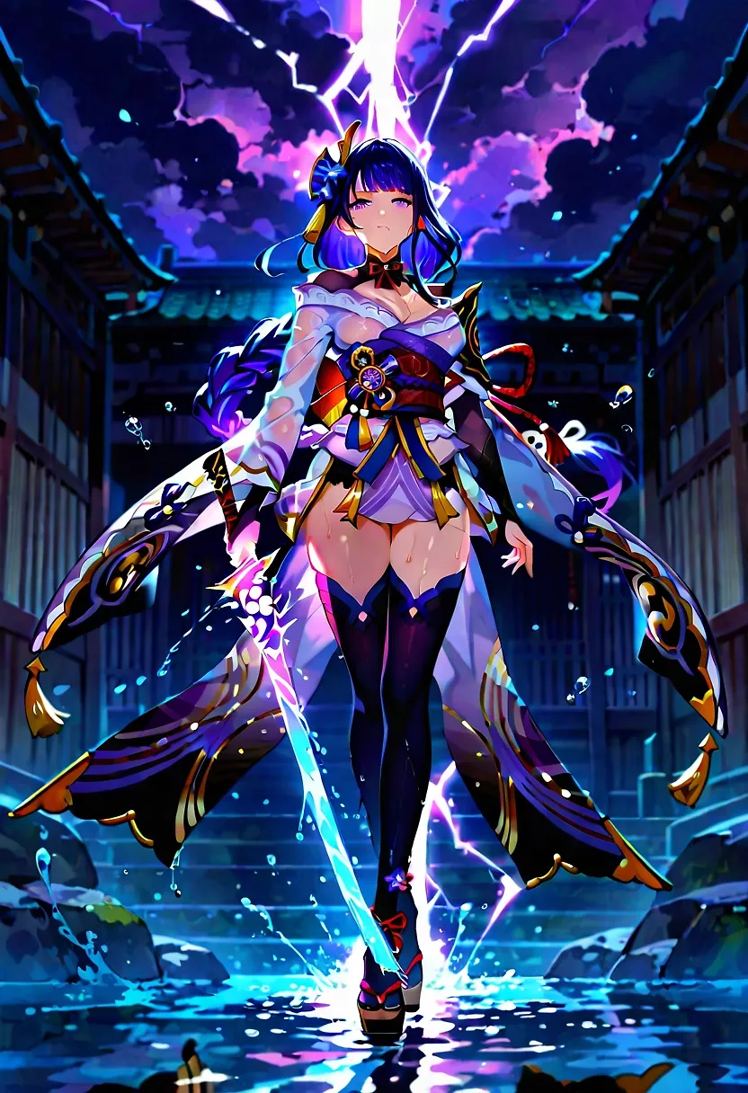 AI art "Raiden"