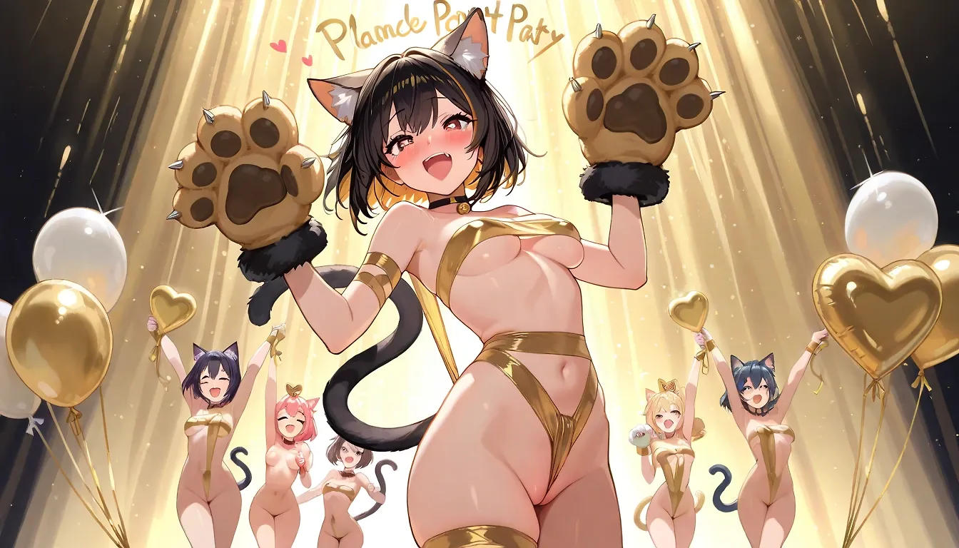 AI art "🥳 @zuzul's 2000 followers" with user description "Congratulations on your 2000 followers, buddy. You did it! 🎉🎉🎉
I love you (in the most hetero and collegial way pawssible), your work, your art, your creativity, skills, imagination, artistry, and your passion 🥹
P.S.: Enjoy your 2000 kittens while you can, they were hard to get together and will be even harder to keep them like this 😺
But that last one will stay till the end for sure 😻"