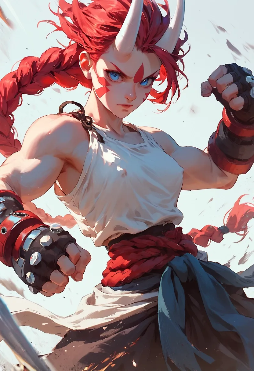 Red M boxer