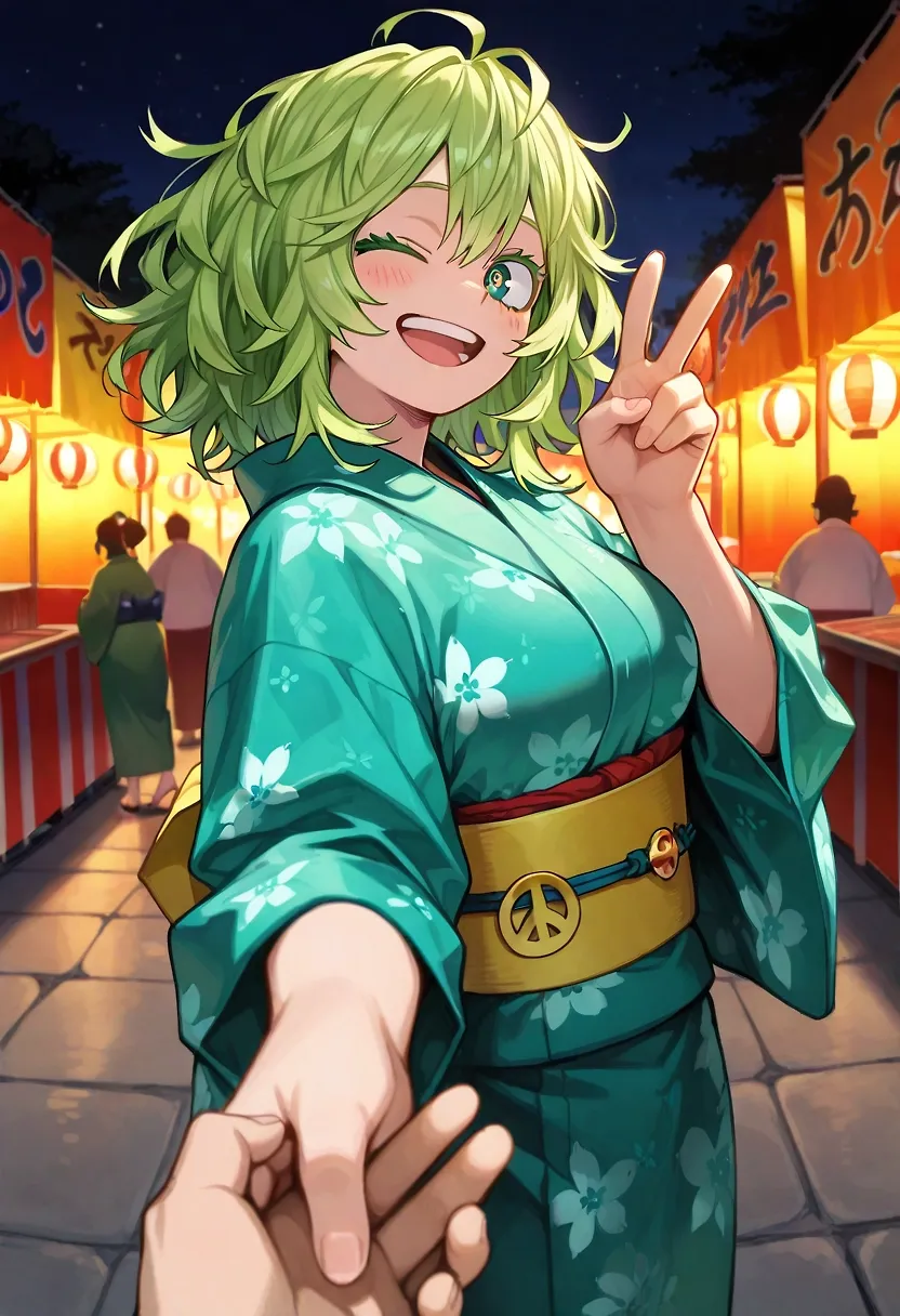 AI art "Matsuri with Toru"