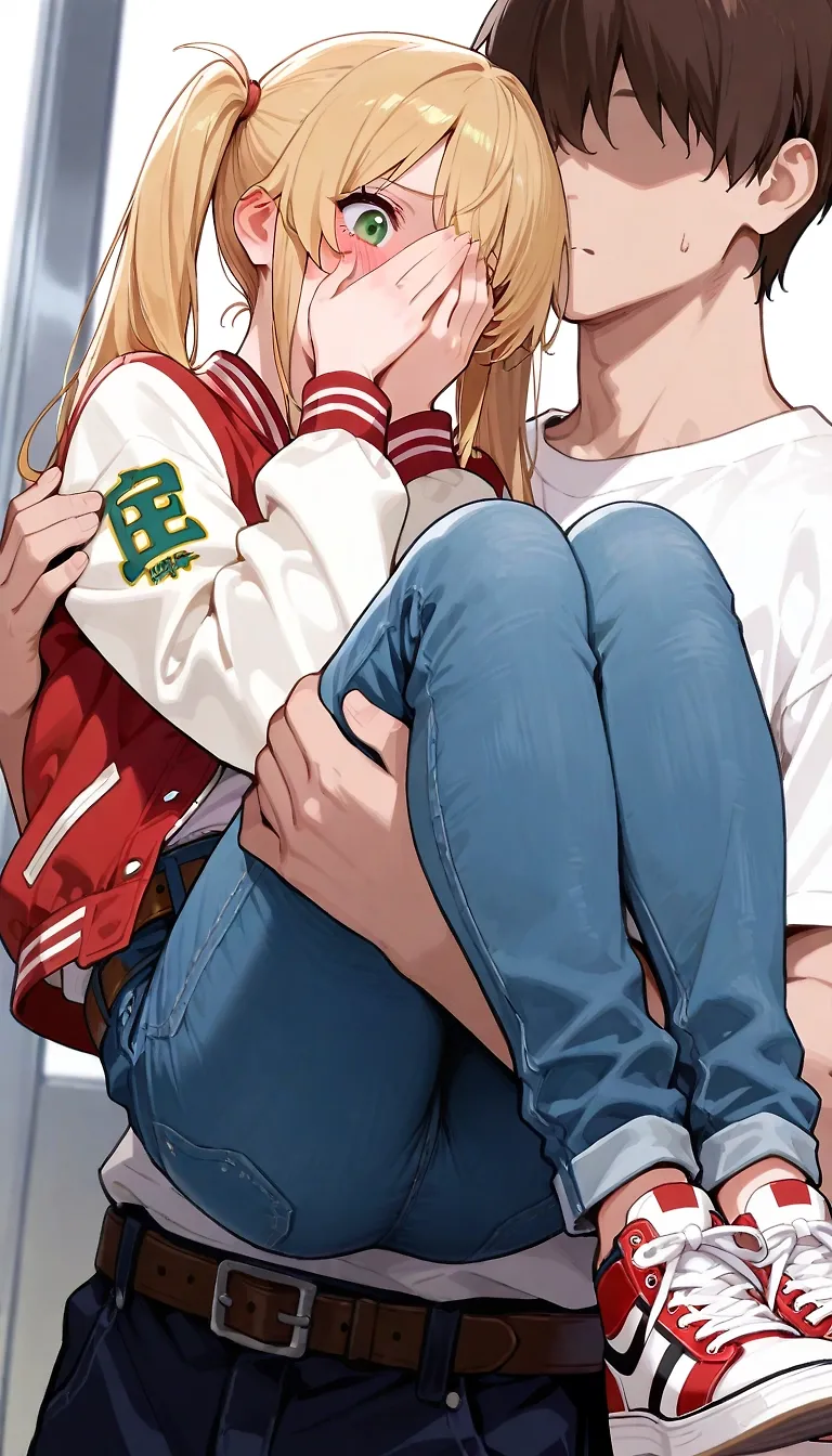 AI art "Miki Returns" with user description "Miki wanders the street after receiving punishment at the hotel until she stumbles upon the apartment of her childhood friend"