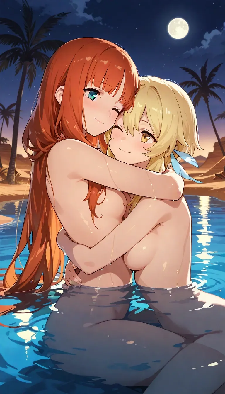 Dip in the oasis