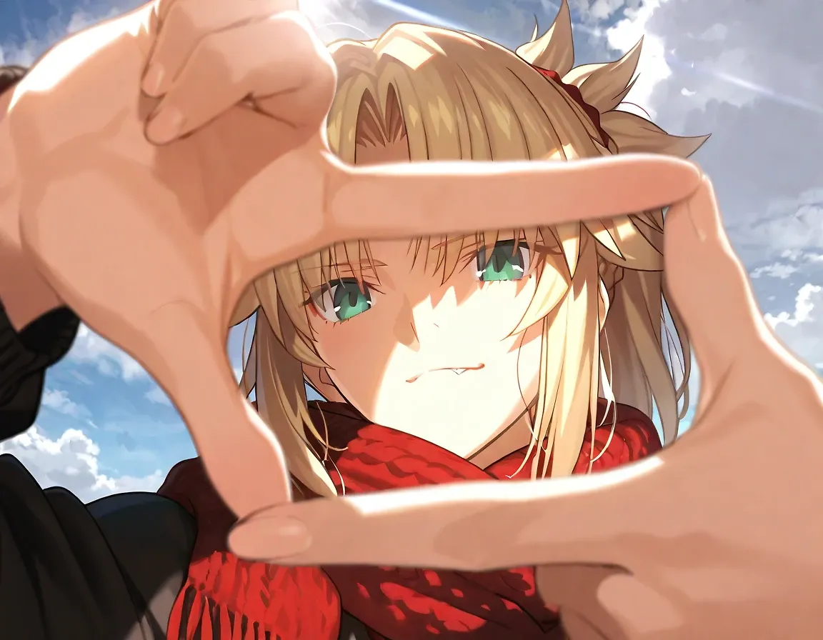 AI art "Mordred Framing"