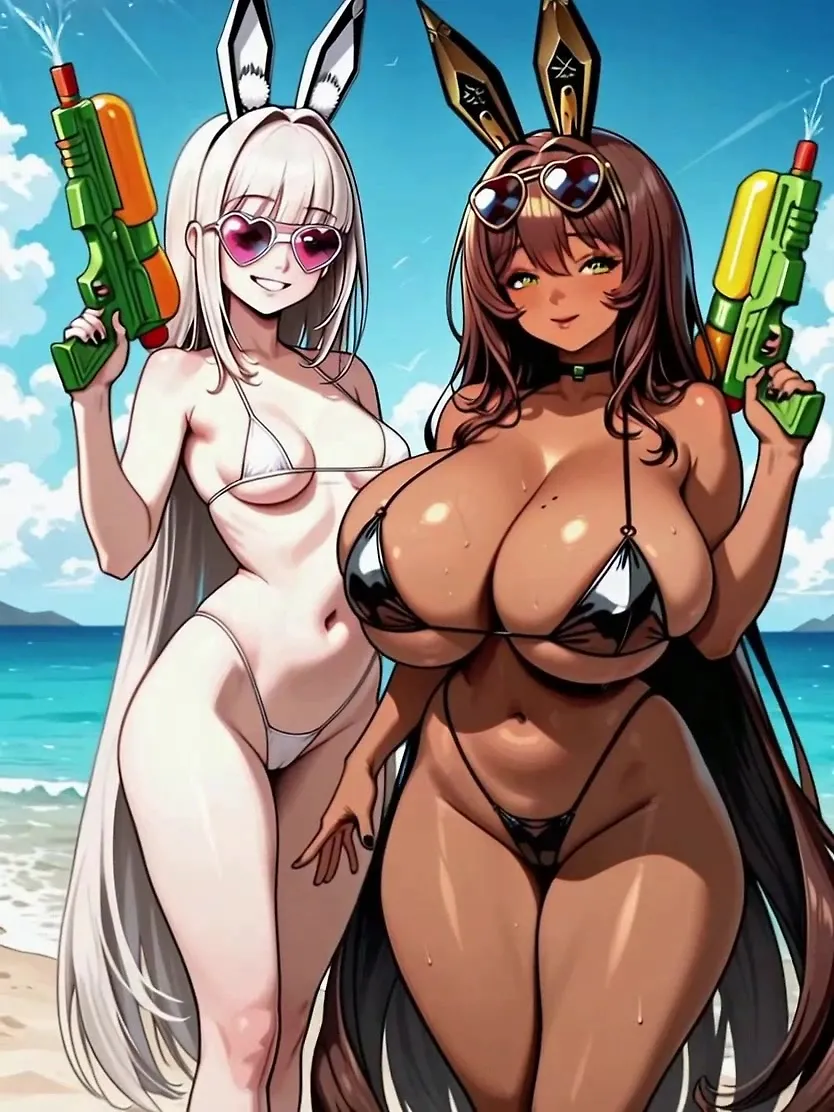 Bunnies On The Beach!
