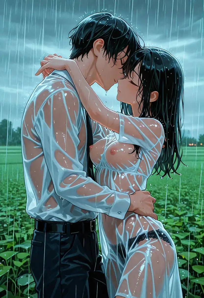 AI art "rainy day"