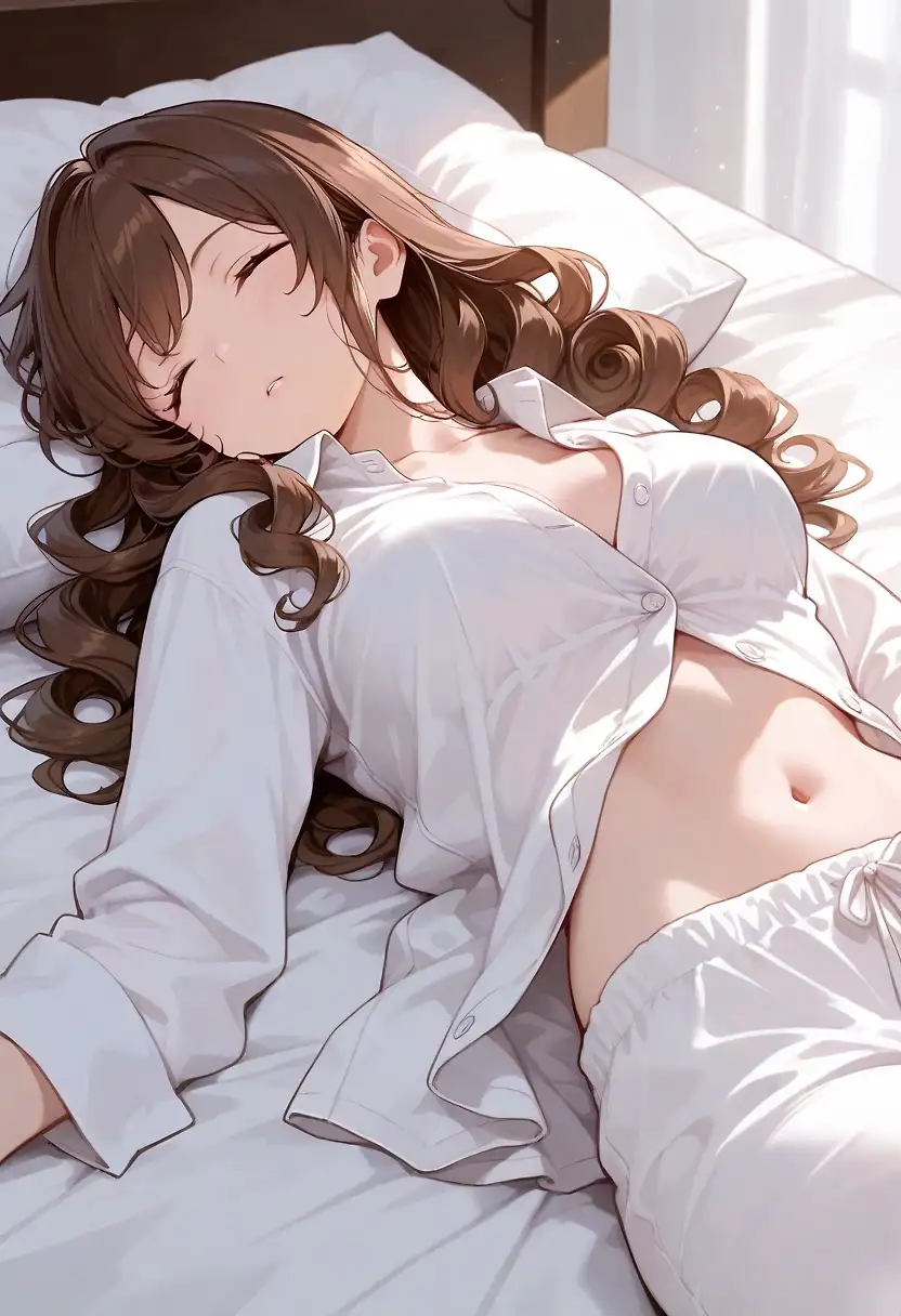 AI art "Too cute to be left sleeping peacefully - part 1"