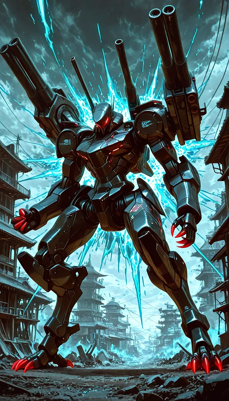 AI art "Mech and cyborg"