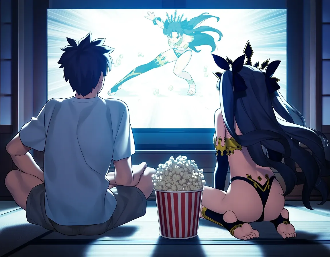 AI art "Ritsuka x Ishtar"