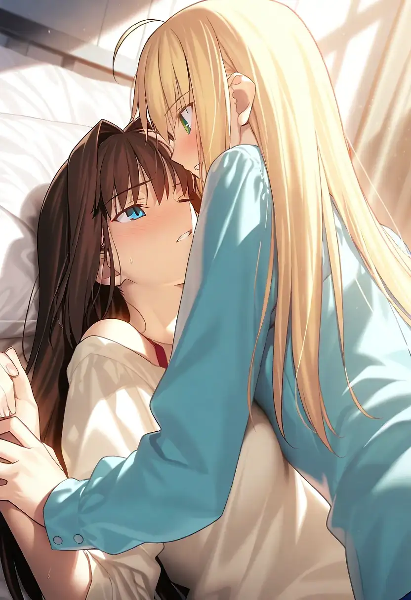 AI art 'Aozaki Aoko x Saber'