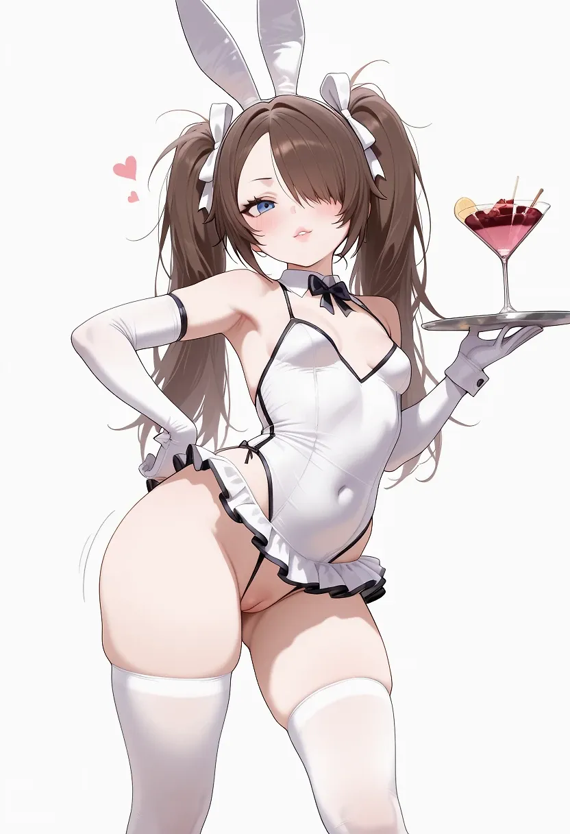 Cute Bunny Brunette