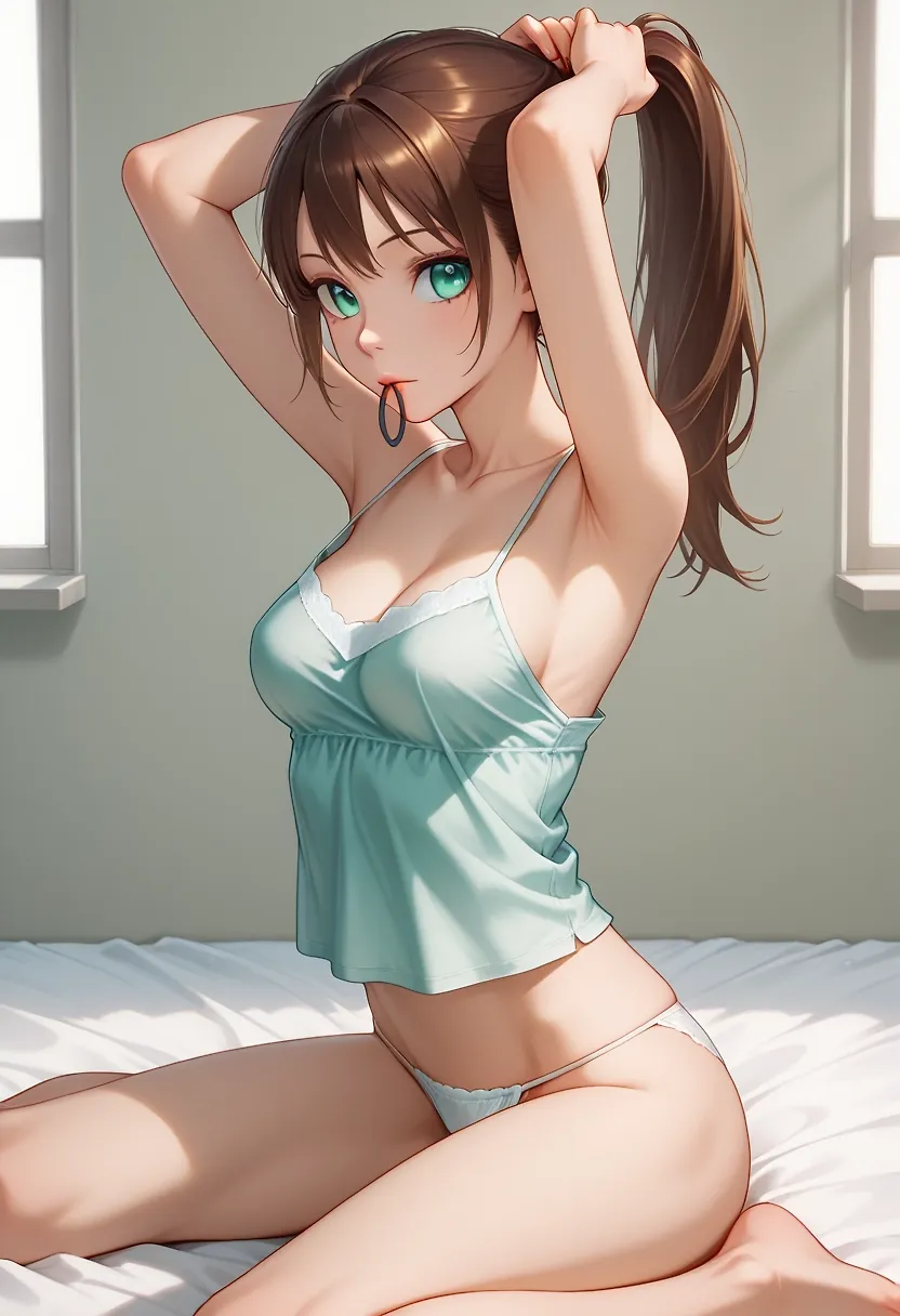 AI art "Pin up girls collection #7" with user description "Implied nude included"