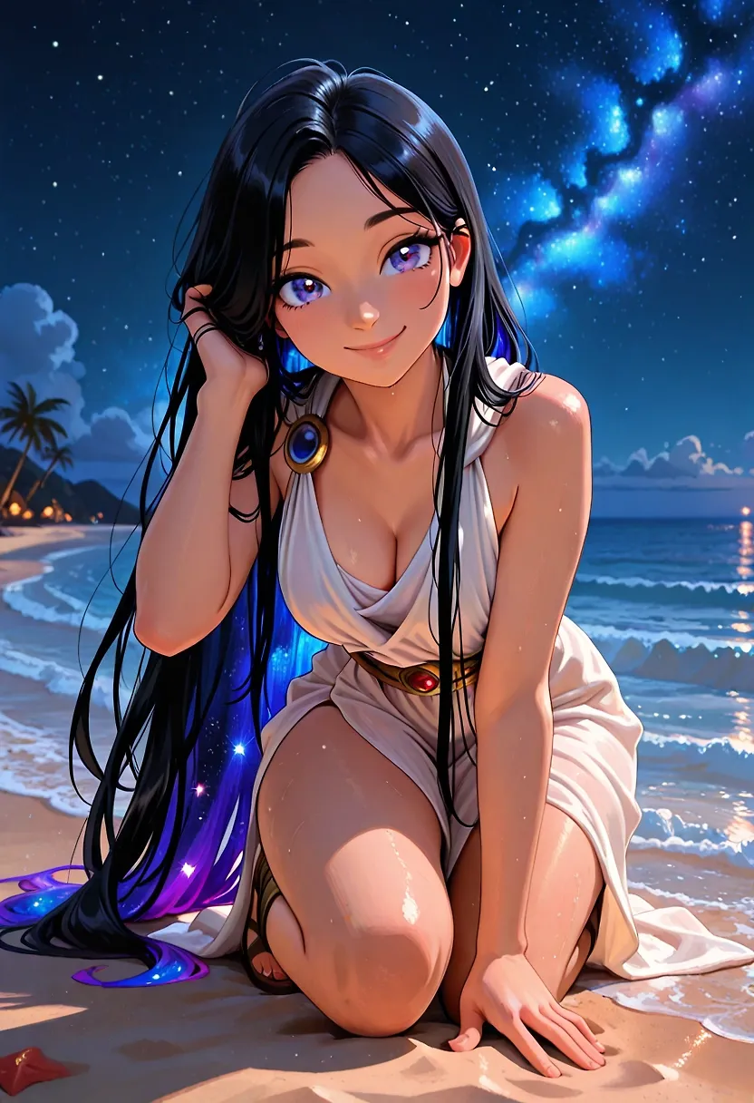Hera took a walk at the beach Part 1
