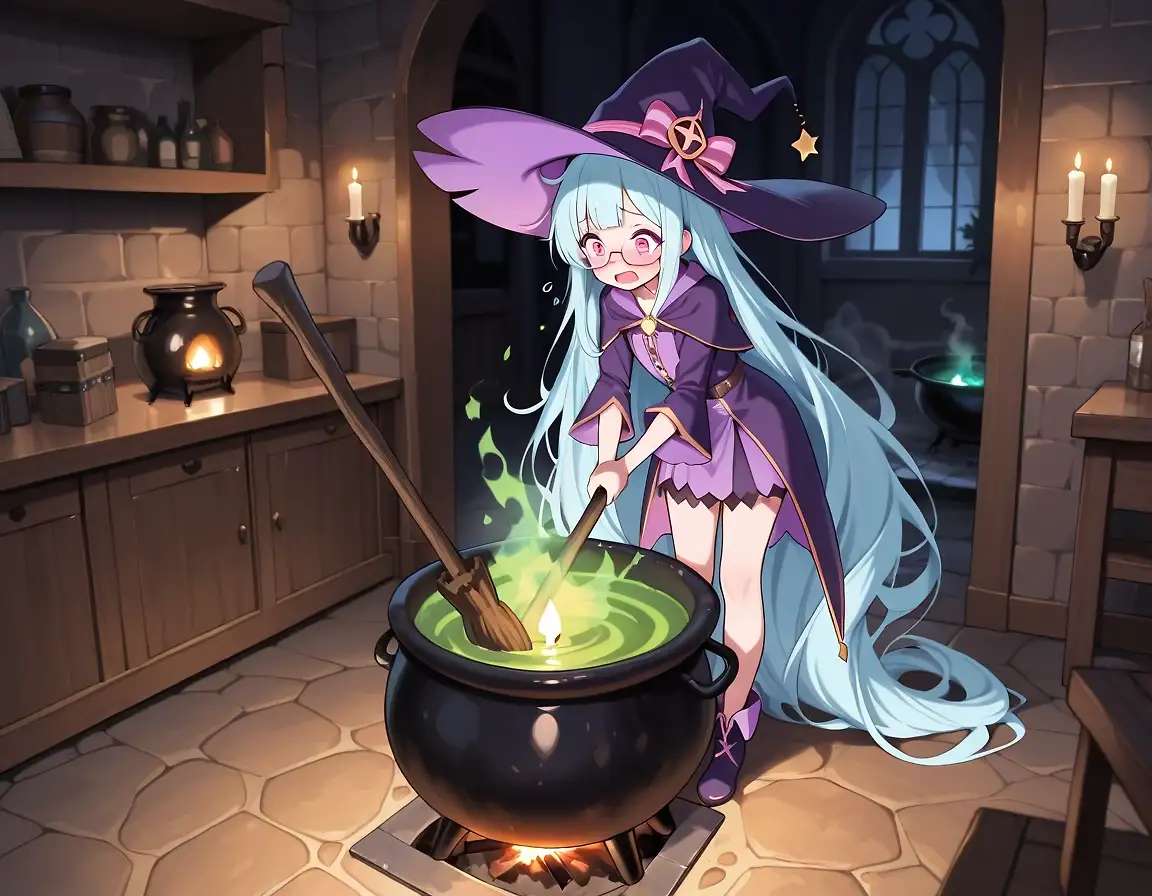 AI art 'Making a Friend' with user description 'This was supposed to be an invisibility potion...

Oh well, he's kinda cute.'