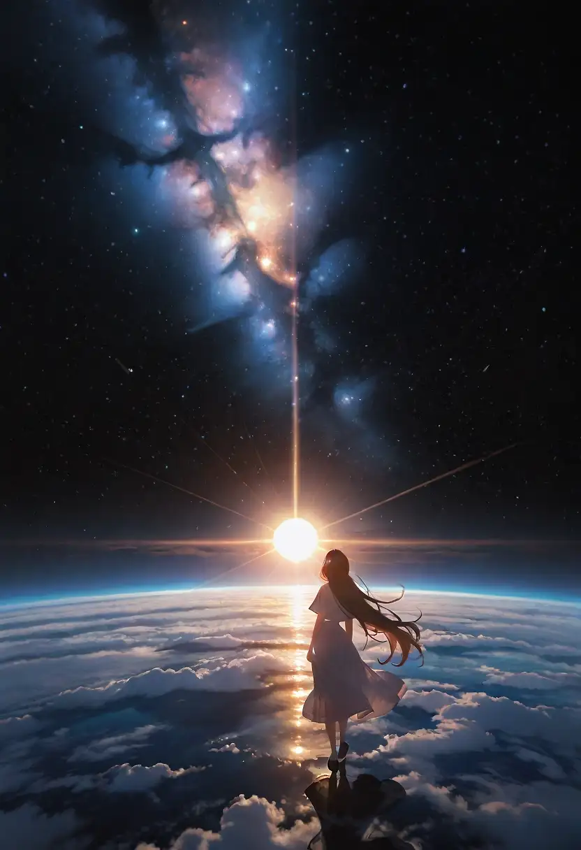 The Idea of the Girl with the a Galaxy in her Hair Part 1