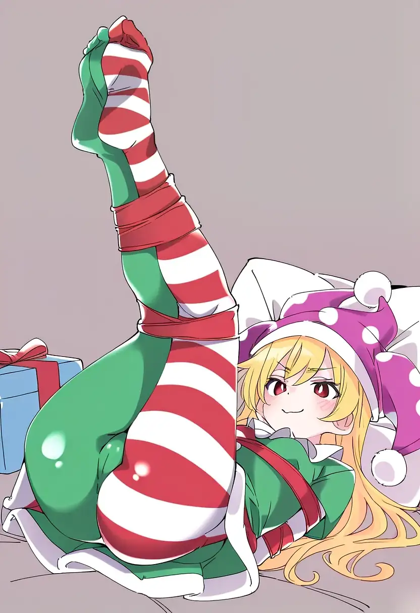 AI art 'Clownpiece All Wrapped Up <3' with user description 'various models, similar prompts'