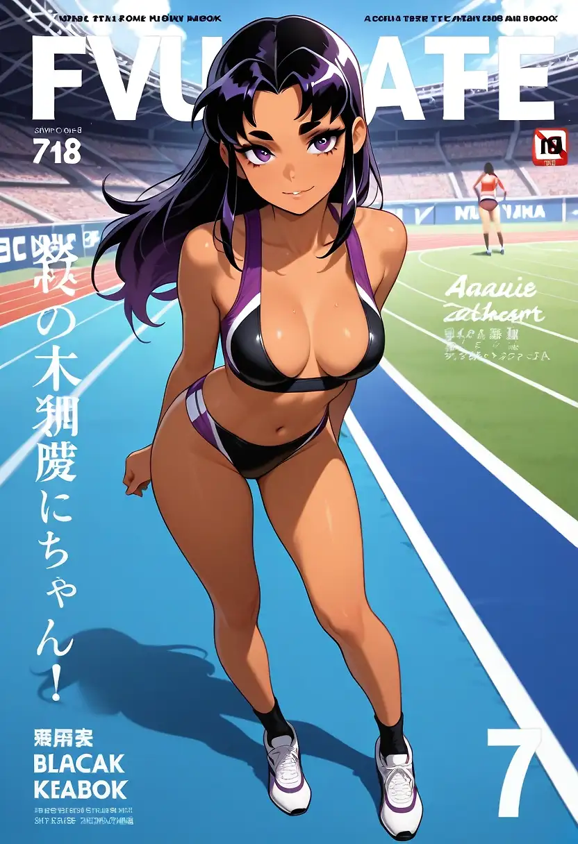 AI art 'Blackfire - Athletic Edition'