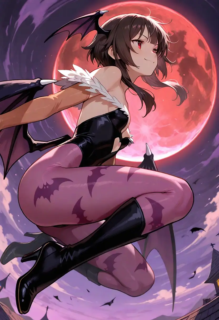 AI art "Vampire Megumin"