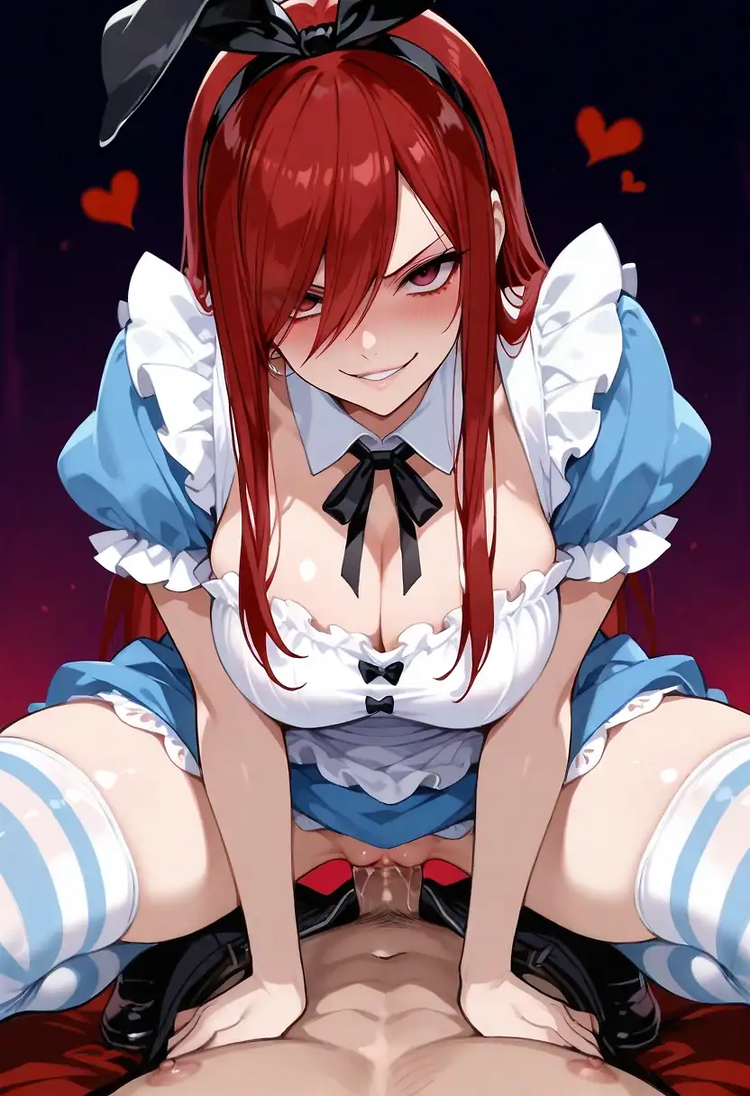 AI art "Erza really loves you"