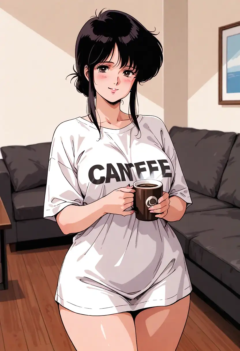 Morning with Satomi at your place, part 1