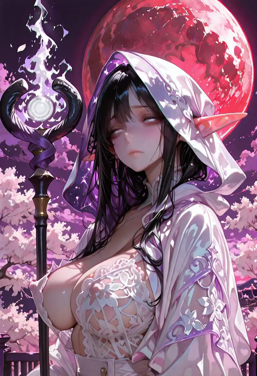 AI art 'Elven priest'