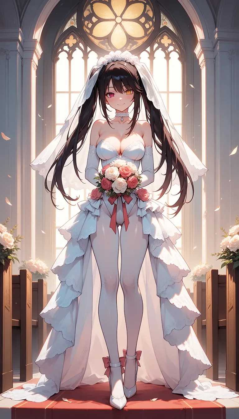 AI art "wedding kurumi leotard.ver"