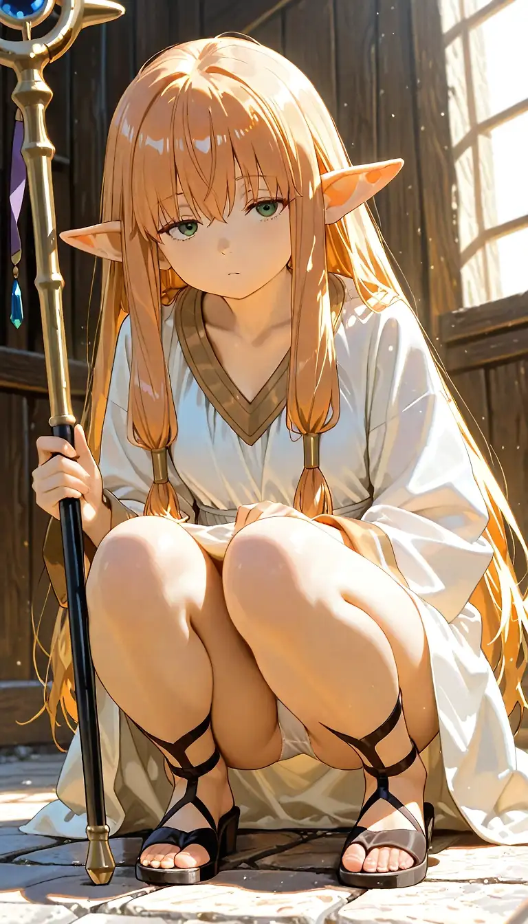 AI art 'Frieren girl'